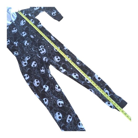 Disney Nightmare Before Christmas Jack Skellington Union Suit Fleece w Pockets S - Picture 7 of 16